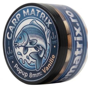 Popup Wafters Vanilla 8mm - CarpMatrix